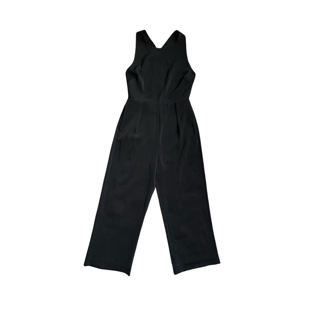 Rebecca Minkoff Black Cutout Sleeveless V-Neck Jumpsuit Size 6